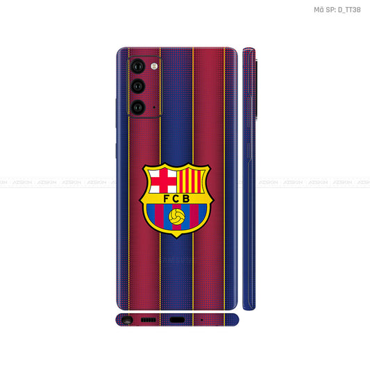 Dán Skin Galaxy Note 20 Series Hình Thể Thao Barcelona | D_TT38