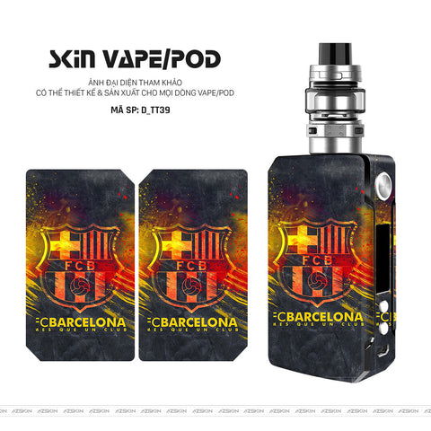Dán Skin Vape Hình Barcelona | D_TT39