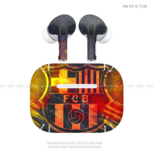 Dán Skin Tai Nghe Airpod 3 Hình FC Barca | D_TT39