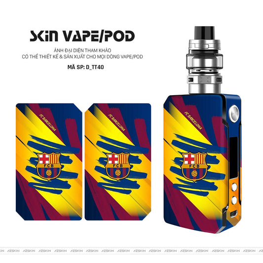 Dán Skin Vape Hình Barcelona | D_TT40