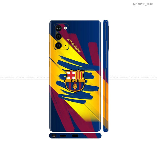 Dán Skin Galaxy Note 20 Series Hình Thể Thao Barcelona | D_TT40