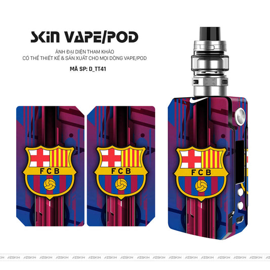Dán Skin Vape Hình Barcelona | D_TT41