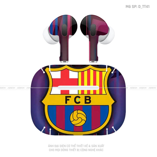 Dán Skin Tai Nghe Airpod 3 Hình FC Barca | D_TT41