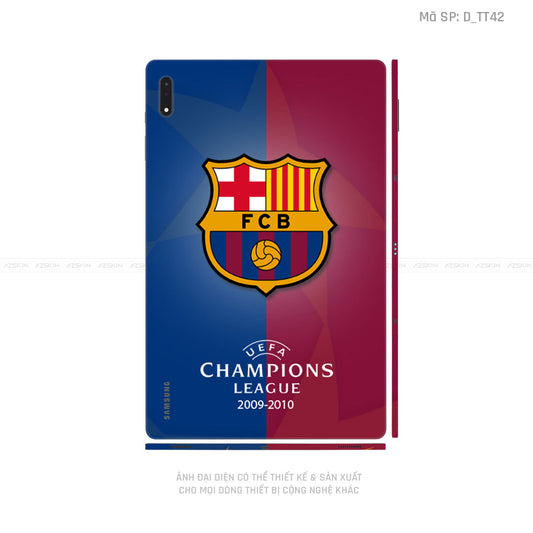 Dán Skin Galaxy Tab S7 Series Hình Barcelona | D_TT42