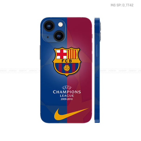 Dán Skin IPhone 13 Series Hình Barcelona | D_TT42