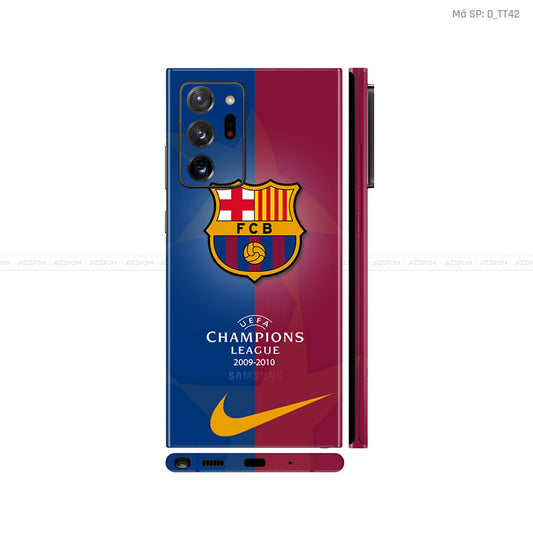 Dán Skin Galaxy Note 20 Series Hình Thể Thao Barcelona | D_TT42