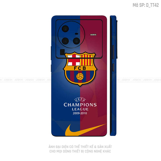Dán Skin Vivo X Series Hình Barcelona | D_TT42