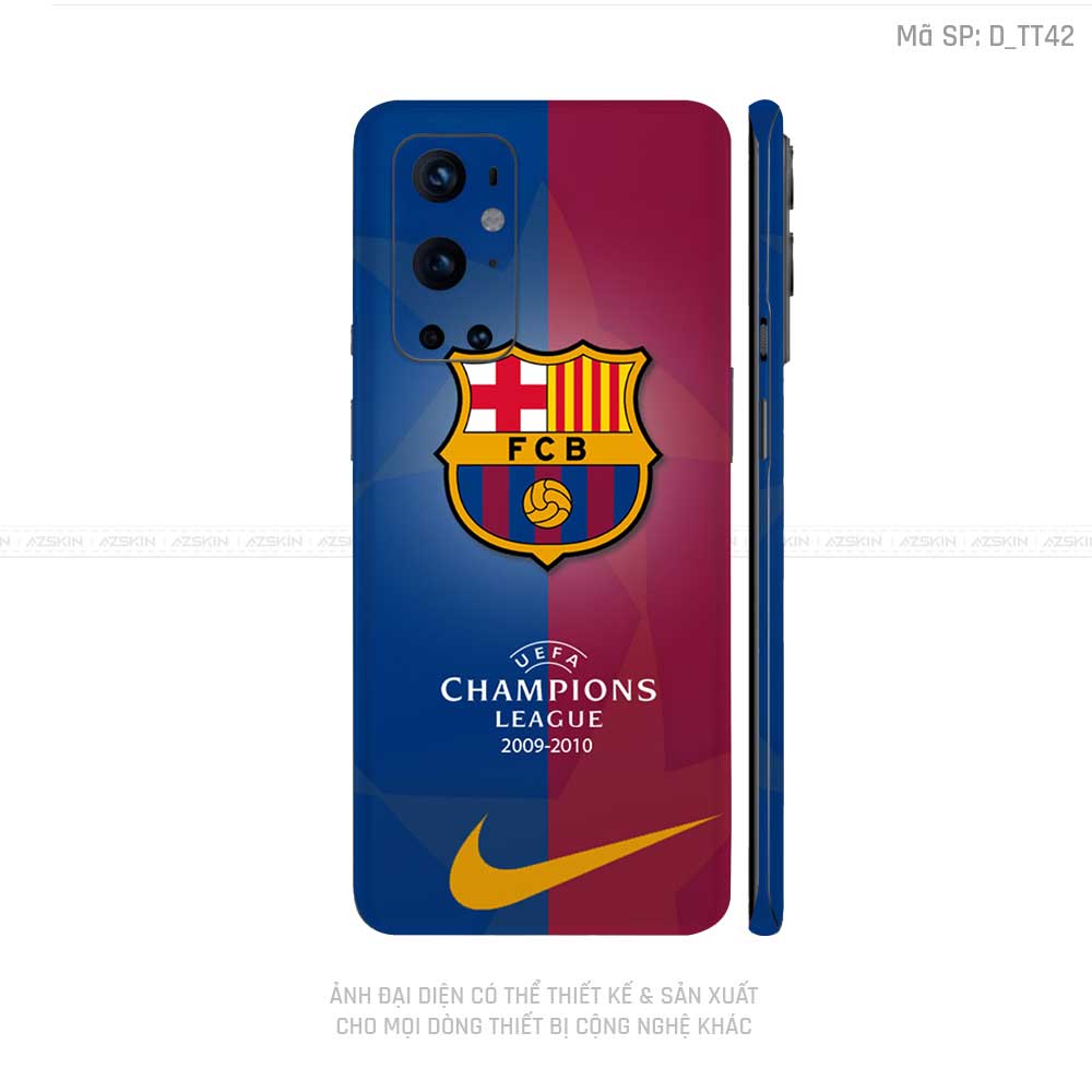 Dán Skin Oneplus 8/9 Series Hình FC Barca | D_TT42