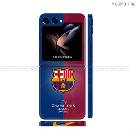 Dán Skin Galaxy Z Flip5 Hình FC Barca | D_TT42