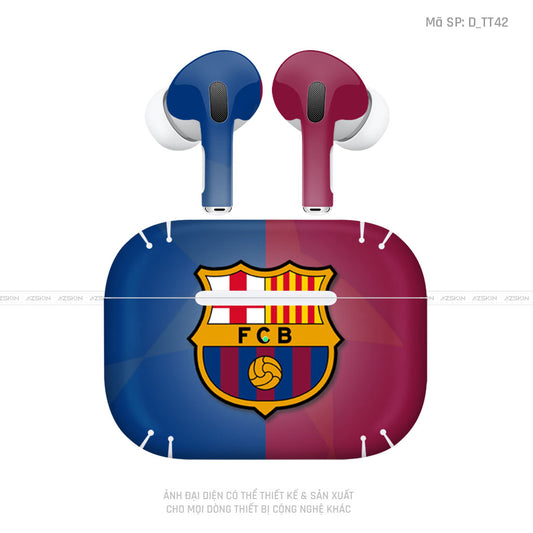 Dán Skin Tai Nghe Airpod 3 Hình FC Barca | D_TT42