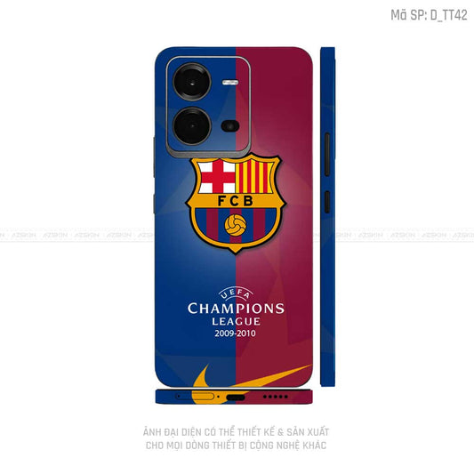 Dán Skin Vivo V Series Hình Barcelona  | D_TT42