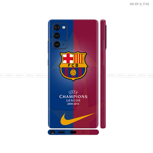 Dán Skin Galaxy Note 20 Series Hình Thể Thao Barcelona | D_TT42