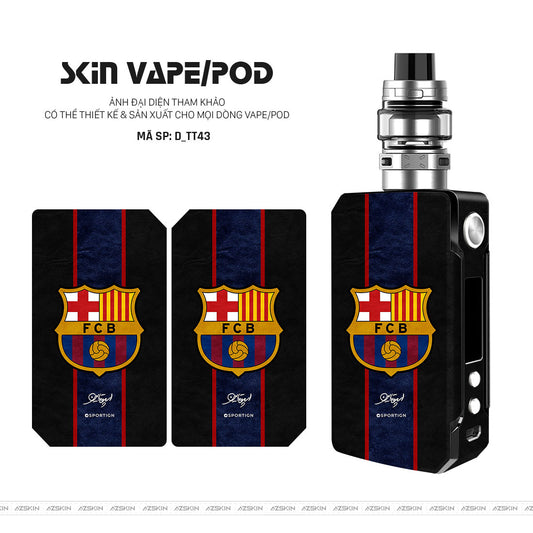 Dán Skin Vape Hình Barcelona | D_TT43