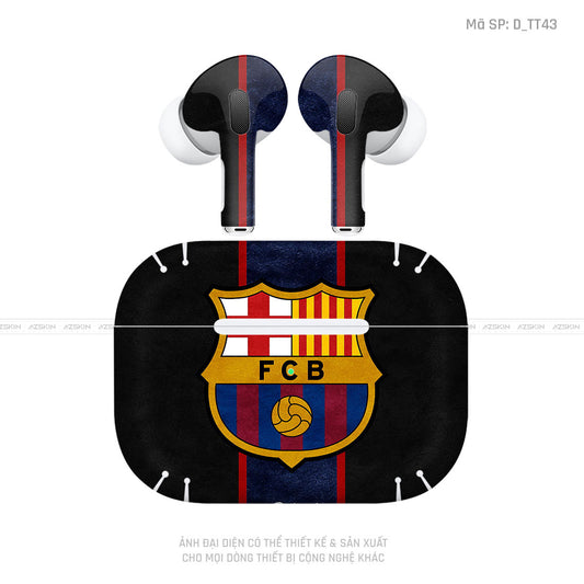 Dán Skin Tai Nghe Airpod 3 Hình FC Barca | D_TT43