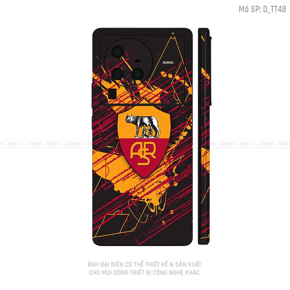 Dán Skin Vivo X Series Hình AS Roma | D_TT48