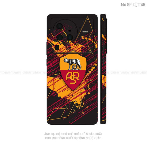 Dán Skin Vivo X Series Hình AS Roma | D_TT48
