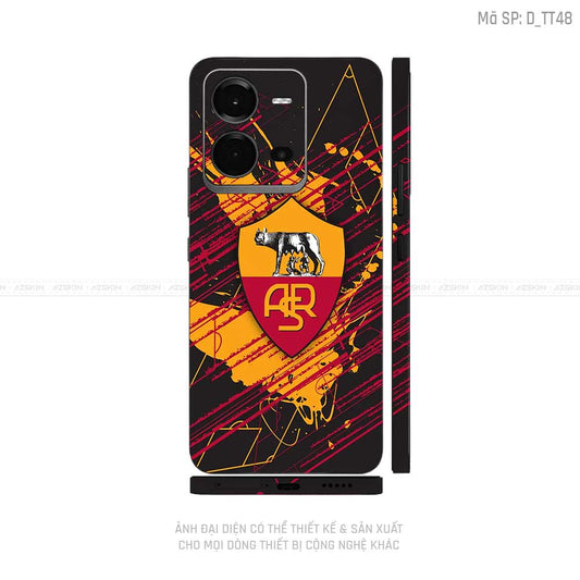 Dán Skin Vivo V Series Hình AS Roma  | D_TT48