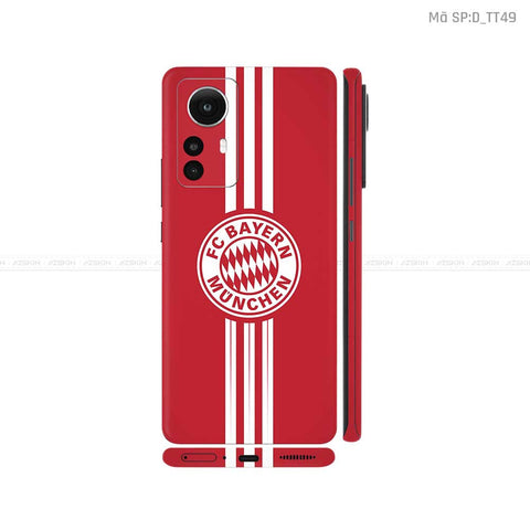 Dán Skin Xiaomi 12 Series Hình CLB Bóng Đá | D_TT49