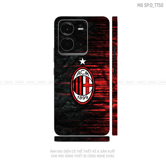 Dán Skin Vivo V Series Hình AC Milan  | D_TT50