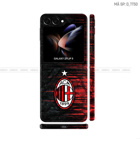 Dán Skin Galaxy Z Flip 7 Hình AC Milan | D_TT49
