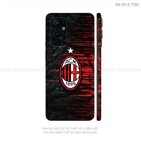 Dán Skin Oneplus 8/9 Series Hình AC Milan | D_TT50