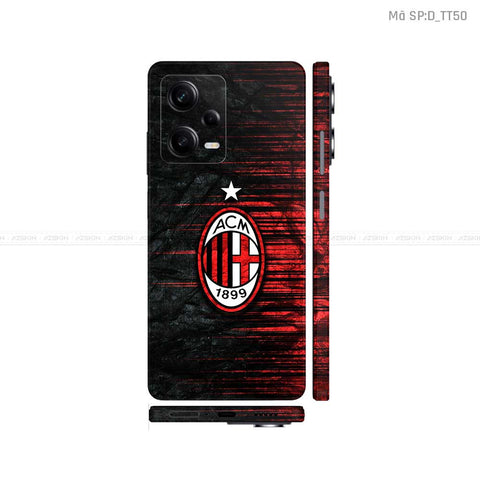 Dán Skin Xiaomi Redmi Note 12 Series Hình CLB Bóng Đá | D_TT50
