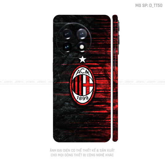 Dán Skin Oneplus 11 Series Hình AC Milan  | D_TT50