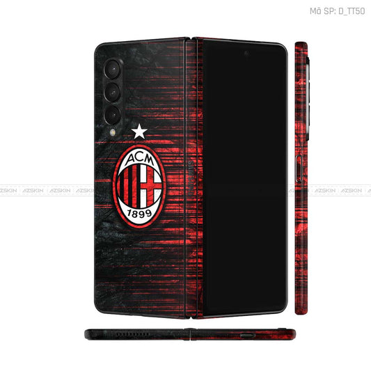 Dán Skin Galaxy Z Fold4 Hình AC Milan | D_TT50