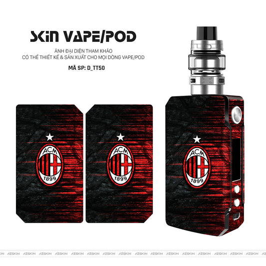 Dán Skin Vape Hình Ac Milan | D_TT50