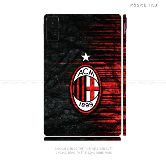 Dán Skin Máy Tính Bảng Xiaomi Mipad Hình AC Milan | D_TT50