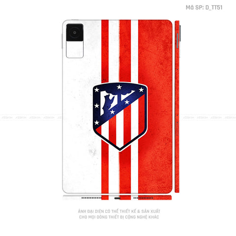 Dán Skin Máy Tính Bảng Xiaomi Mipad Hình AC Atletico Madrid | D_TT51