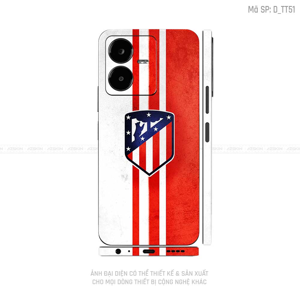 Dán Skin Vivo Y Series Hình Atlético de Madrid | D_TT51