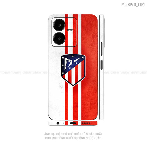 Dán Skin Vivo Y Series Hình Atlético de Madrid | D_TT51