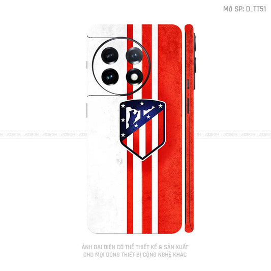 Dán Skin Oneplus 11 Series Hình Atlético de Madrid  | D_TT51