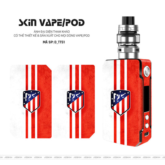 Dán Skin Vape Hình Atlético de Madrid | D_TT51