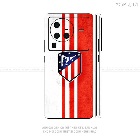 Dán Skin Vivo X Series Hình Atlético de Madrid | D_TT51