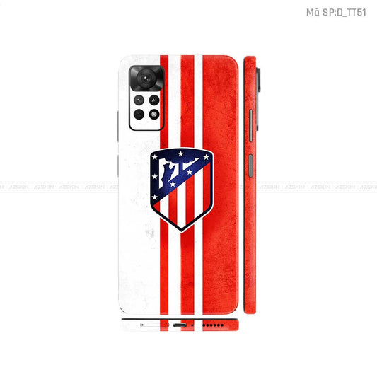 Dán Skin Xiaomi Redmi Note 11 Series Hình CLB Bóng Đá | D_TT51