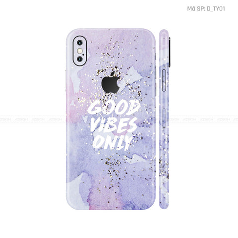 Dán Skin IPhone X Series Hình TYPOGRAPHY | D_TY01