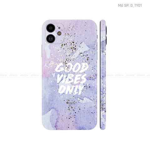 Dán Skin IPhone 11 Series Hình TYPOGRAPHY | D_TY01