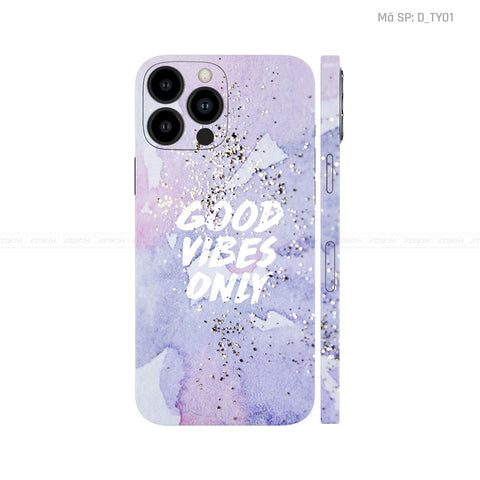 Dán Skin IPhone 13 Series Hình TYPOGRAPHY | D_TY01