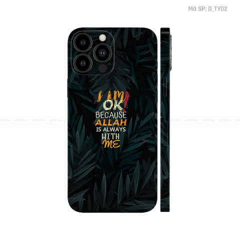 Dán Skin IPhone 13 Series Hình TYPOGRAPHY | D_TY02