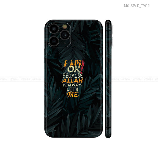 Dán Skin IPhone 11 Series Hình TYPOGRAPHY | D_TY02