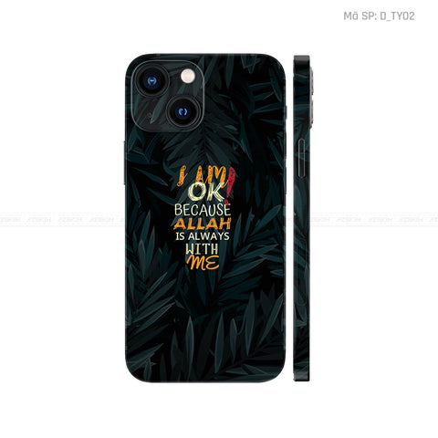 Dán Skin IPhone 13 Series Hình TYPOGRAPHY | D_TY02