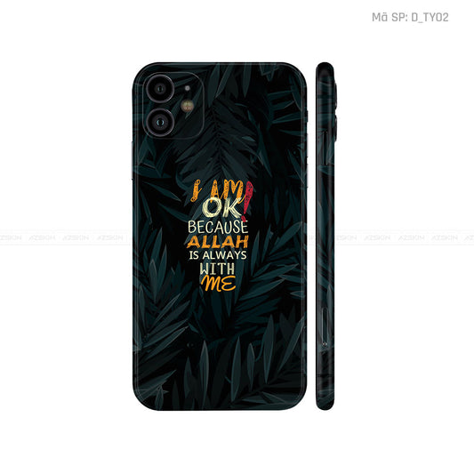 Dán Skin IPhone 11 Series Hình TYPOGRAPHY | D_TY02