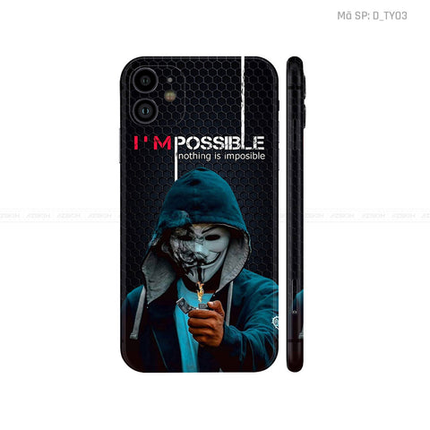 Dán Skin IPhone 11 Series Hình TYPOGRAPHY | D_TY03