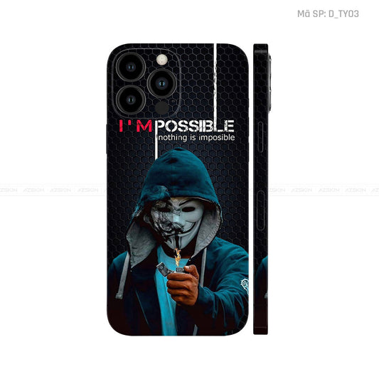 Dán Skin IPhone 13 Series Hình TYPOGRAPHY | D_TY03