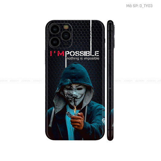 Dán Skin IPhone 11 Series Hình TYPOGRAPHY | D_TY03