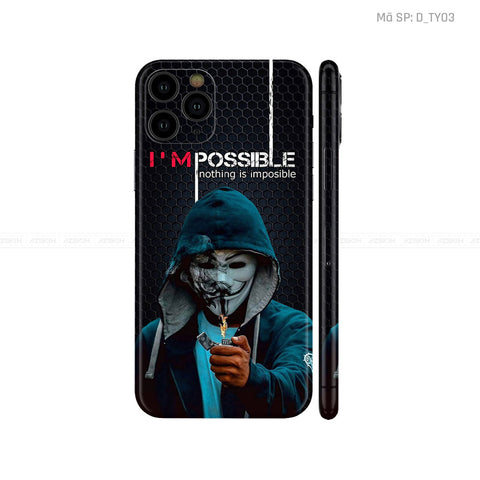 Dán Skin IPhone 11 Series Hình TYPOGRAPHY | D_TY03