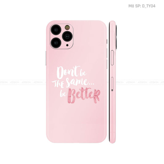 Dán Skin IPhone 11 Series Hình TYPOGRAPHY | D_TY04