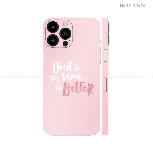 Dán Skin IPhone 14 Series Hình TYPOGRAPHY | D_TY04